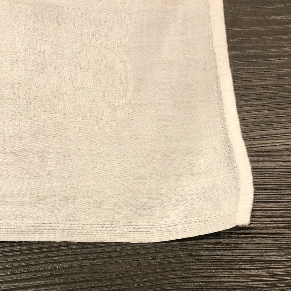 White Linen with Subtle Design (3)